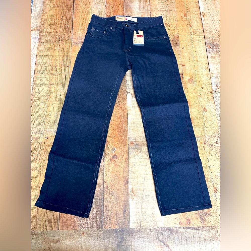 Levi's 505 New Boys Size 14 Regular Fit Straight Leg Jeans